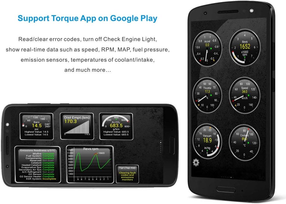 Panlong Bluetooth OBD2 Scanner (Android Only) thumbnail 3